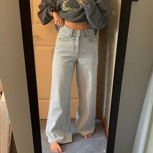 BRAND NEW ZARA WIDE LEG JEANS SIZE 4
